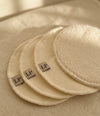 Louise Poire Bamboo Reusable Nursing Pads – 3 Pairs (Ivory)